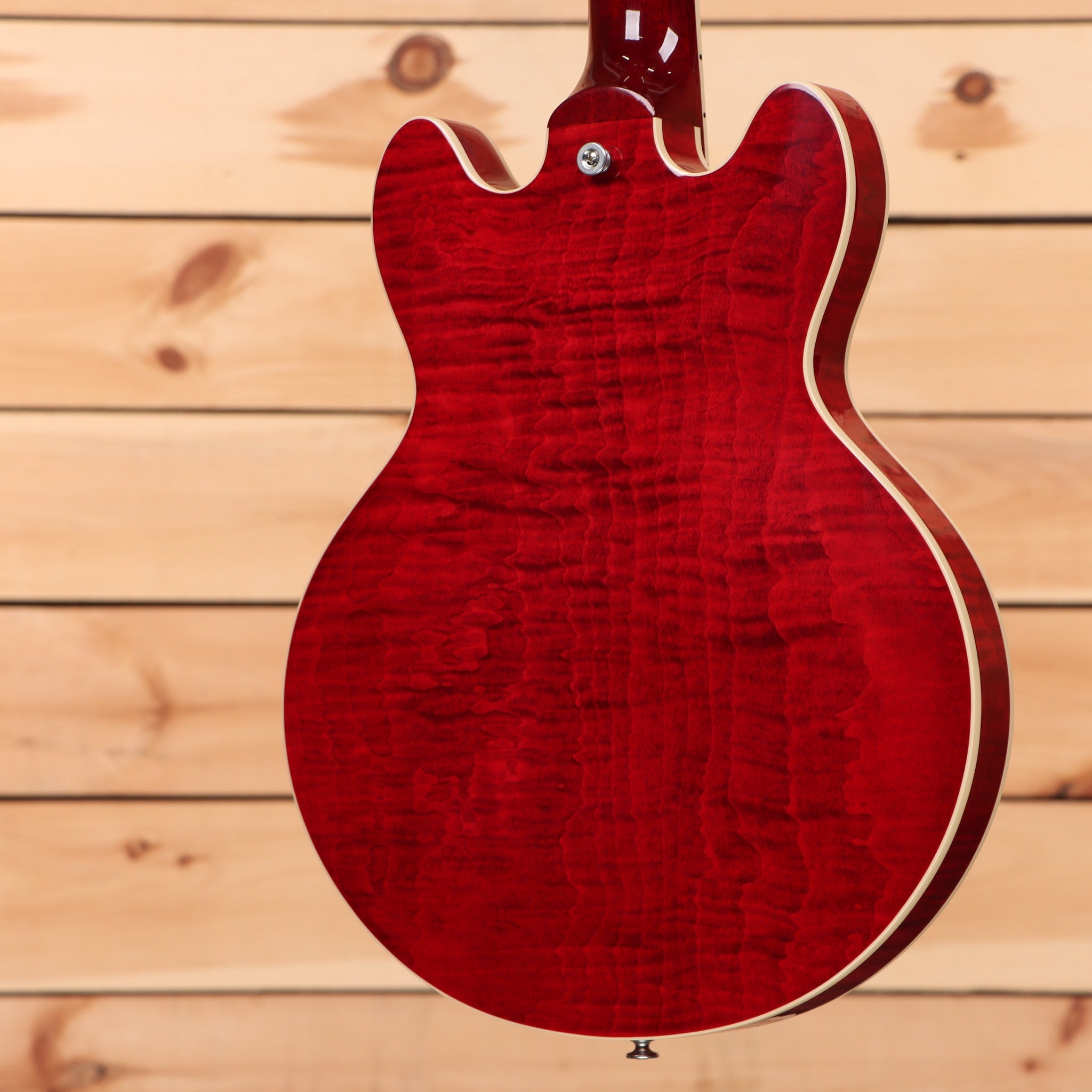 Gibson ES-339 semi-hollow electric guitar 60s Cherry with cream binding and figured maple top