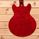 Gibson ES-339 semi-hollow body electric guitar 60s Cherry with figured maple top and f-holes