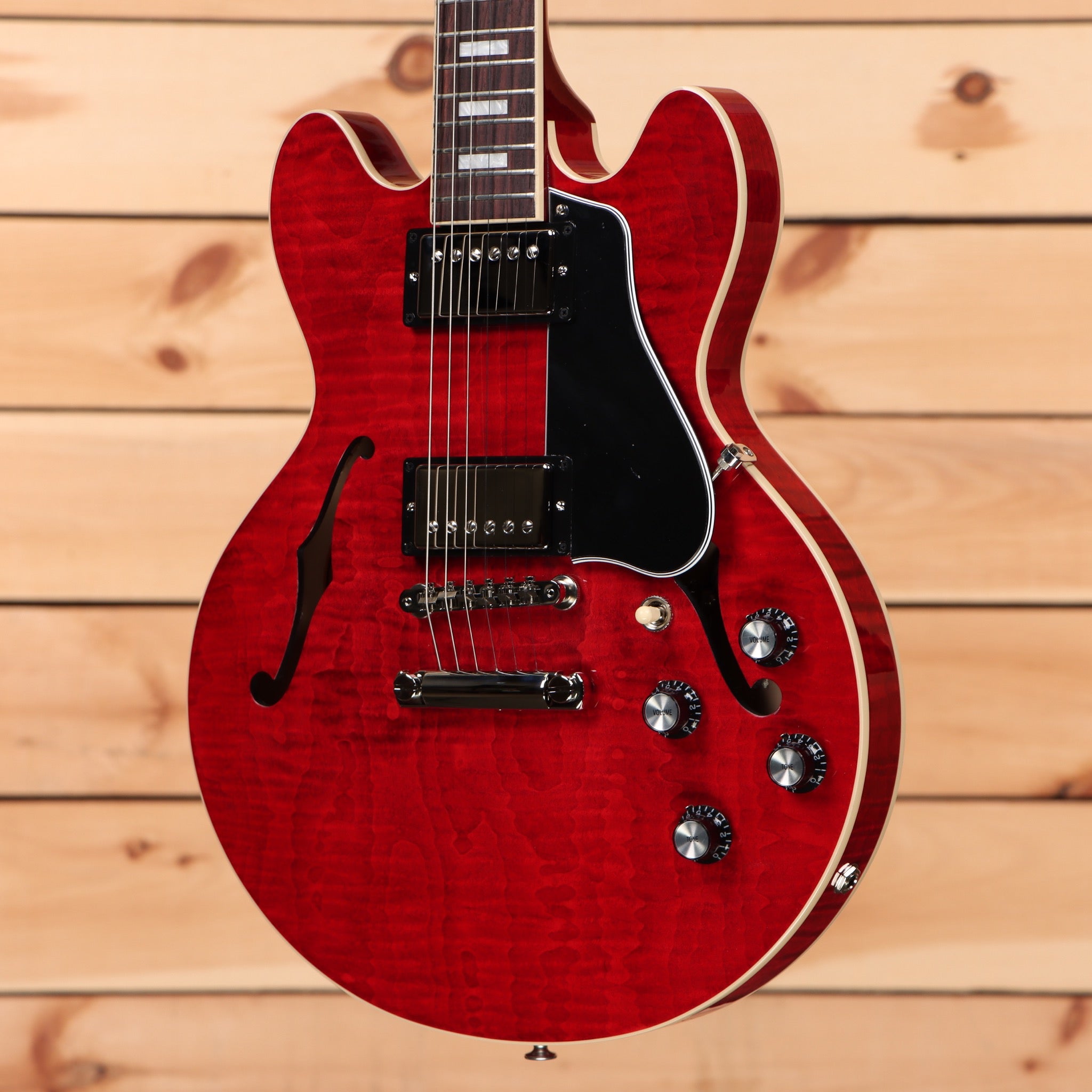 Gibson ES-339 semi-hollow body electric guitar 60s Cherry with f-holes and dual humbuckers