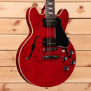 Gibson ES-339 semi-hollow body electric guitar 60s Cherry with dual humbuckers and f-holes