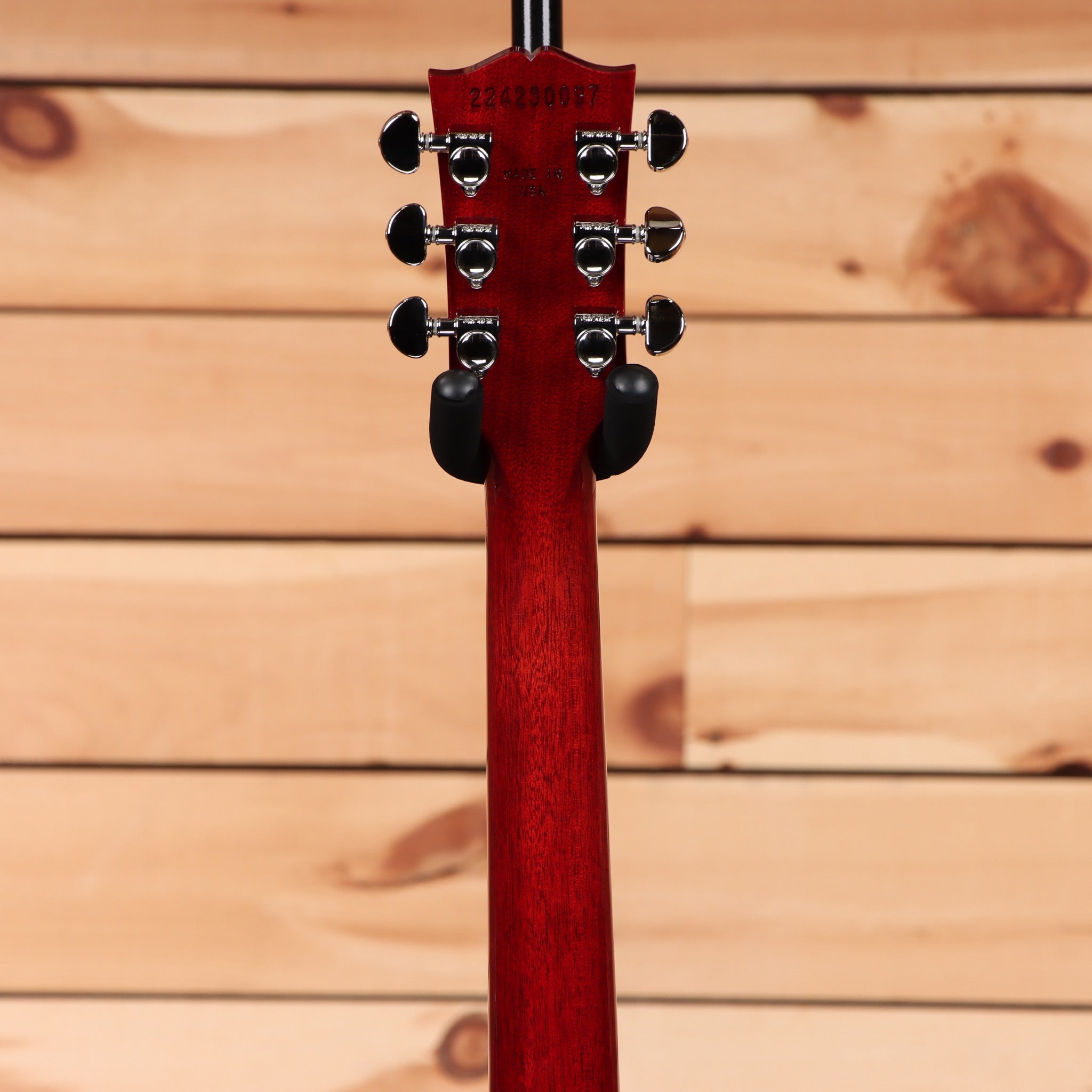 Gibson ES-339 semi-hollow electric guitar Figured 60s Cherry with chrome tuning machines and black knobs