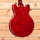 Gibson ES-339 semi-hollow electric guitar 60s Cherry with white binding and f-holes