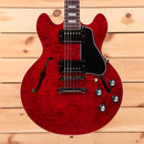Gibson ES339 semi-hollow electric guitar 60s Cherry with dual humbuckers and f-holes