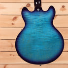 Gibson ES-339 semi-hollow electric guitar Blueberry Burst with figured maple top and f-holes