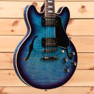 Gibson ES-339 semi-hollow electric guitar Blueberry Burst with dual humbuckers and f-holes