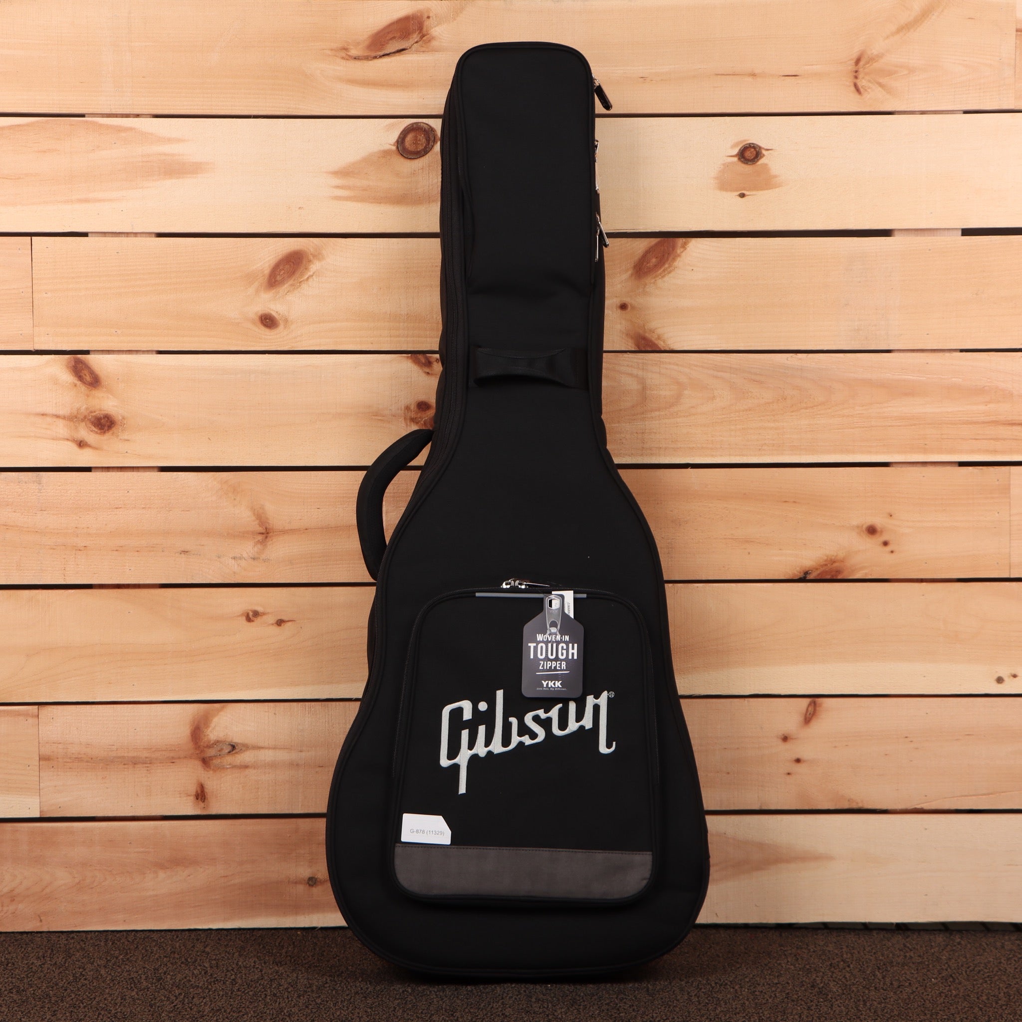 Gibson G45 dreadnought acoustic guitar case black with YKK tough zipper
