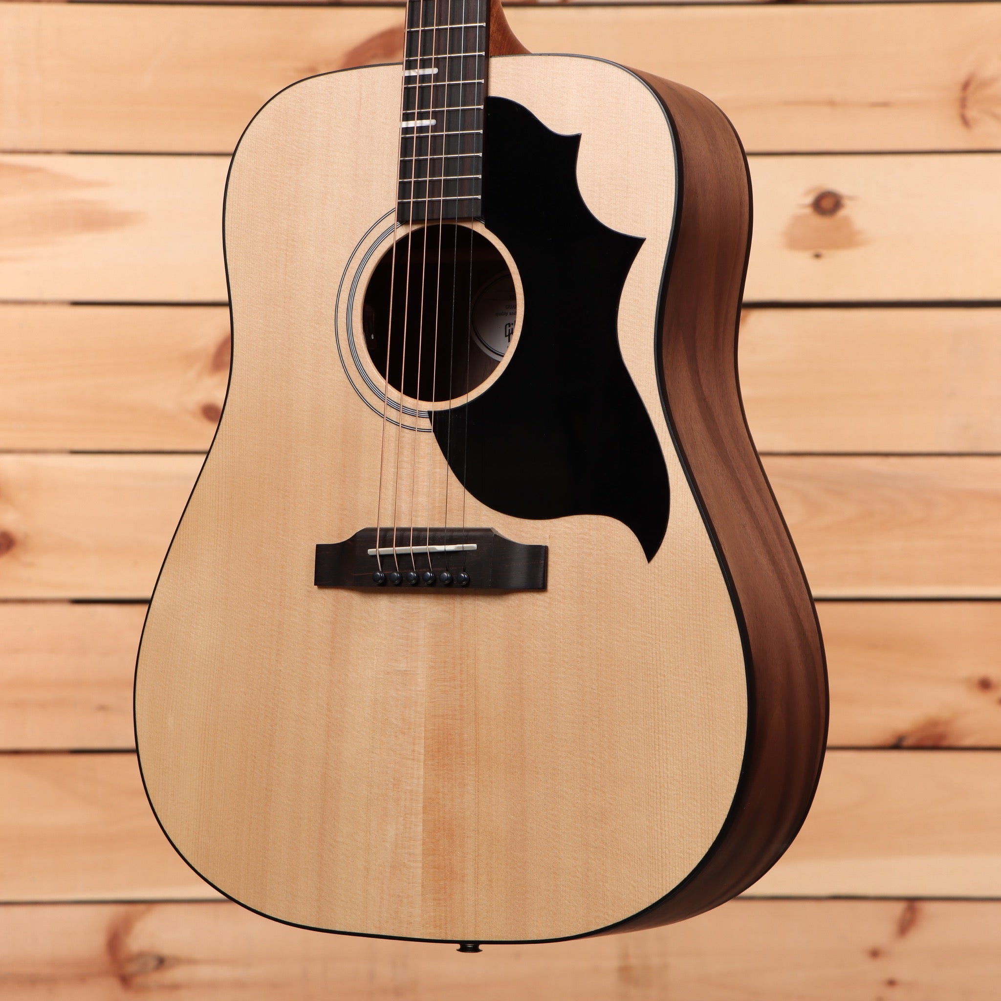 Gibson G-Bird natural acoustic dreadnought guitar with black pickguard and rosewood back sides