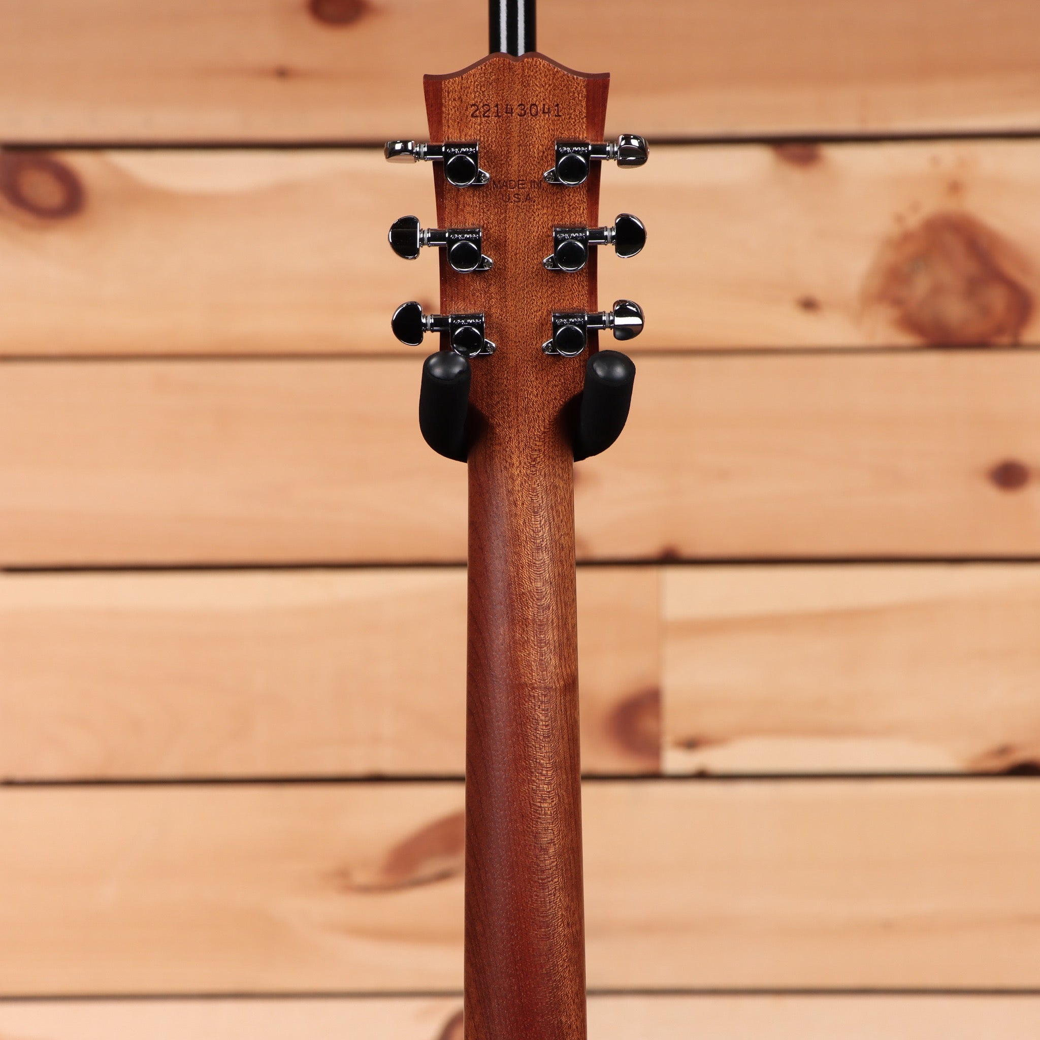 Gibson G-Bird natural electric guitar with chrome tuning machines and black pickguard