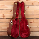 Gibson 60s J-45 Original acoustic guitar case brown leather red velvet interior