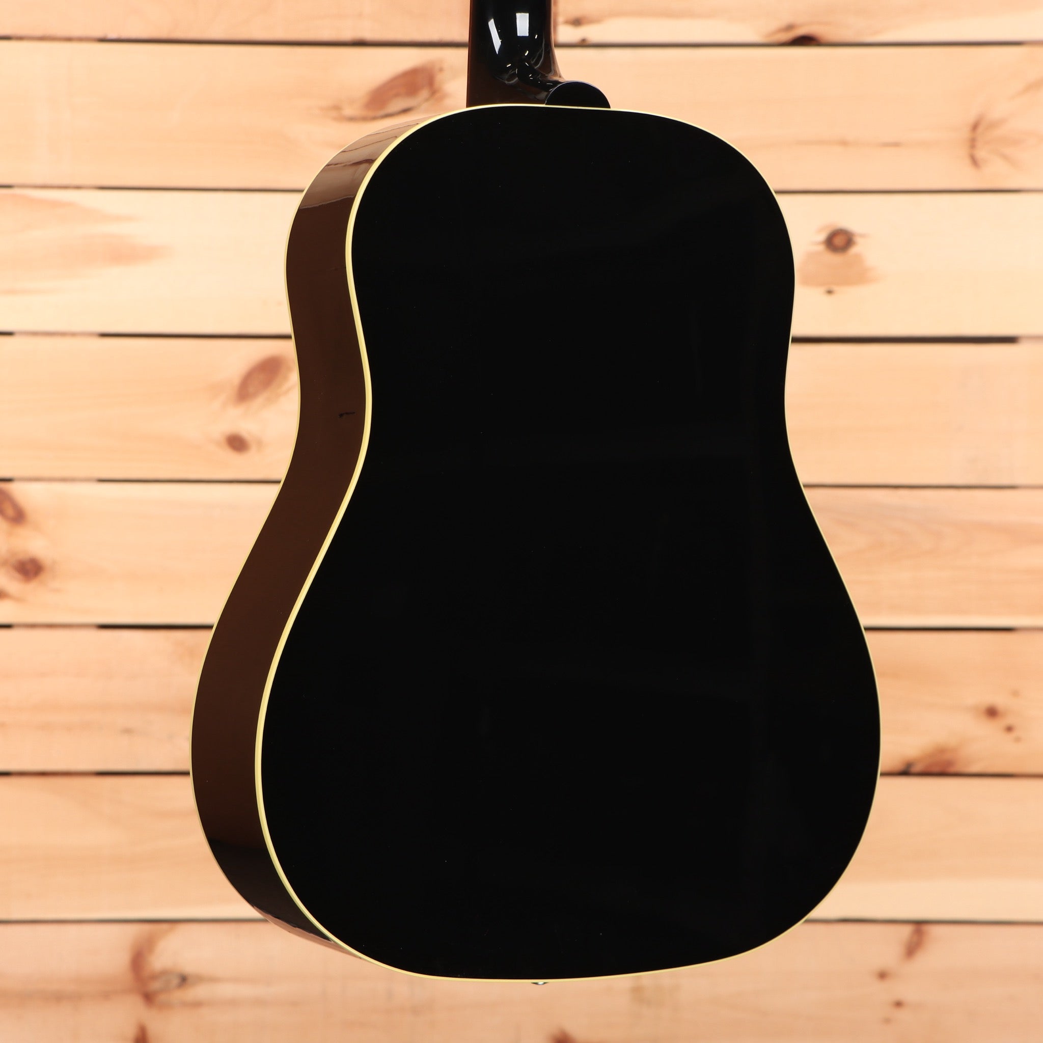 Gibson J-45 Original acoustic guitar ebony finish with gold-bound edge