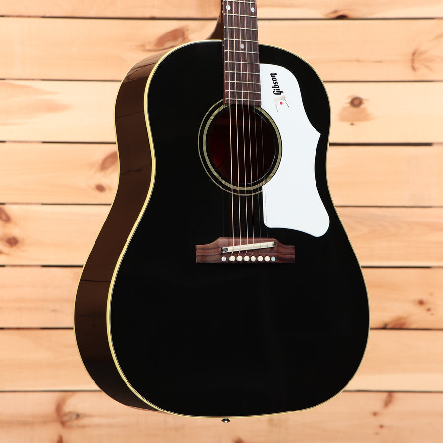 Gibson 60s J45 Original dreadnought acoustic guitar Ebony with white pickguard