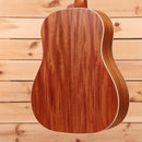 Gibson J35 dreadnought acoustic guitar faded natural finish with white binding