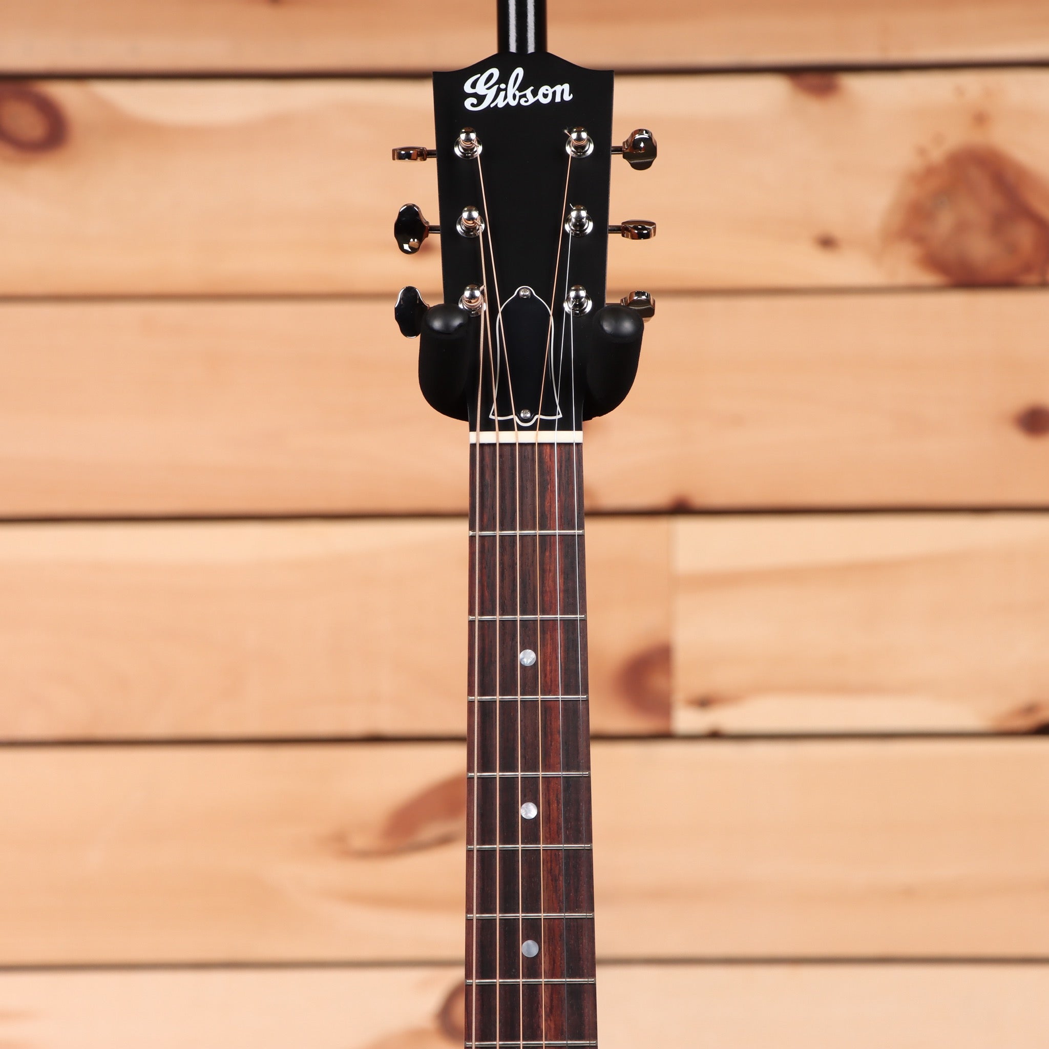 Gibson J35 acoustic guitar faded natural finish with rosewood fretboard and chrome tuners