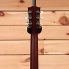 Gibson J45 50s acoustic guitar faded sunburst with chrome tuning machines and black endpin