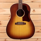 Gibson J45 50s acoustic guitar Faded Sunburst dreadnought with rosewood fretboard