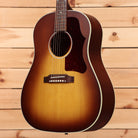 Gibson J45 50s acoustic guitar faded sunburst finish with white binding
