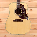 Gibson Hummingbird Original dreadnought acoustic guitar Antique Natural with burgundy floral pickguard