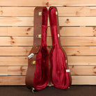 Gibson Hummingbird Original acoustic guitar antique natural with red velvet-lined brown case