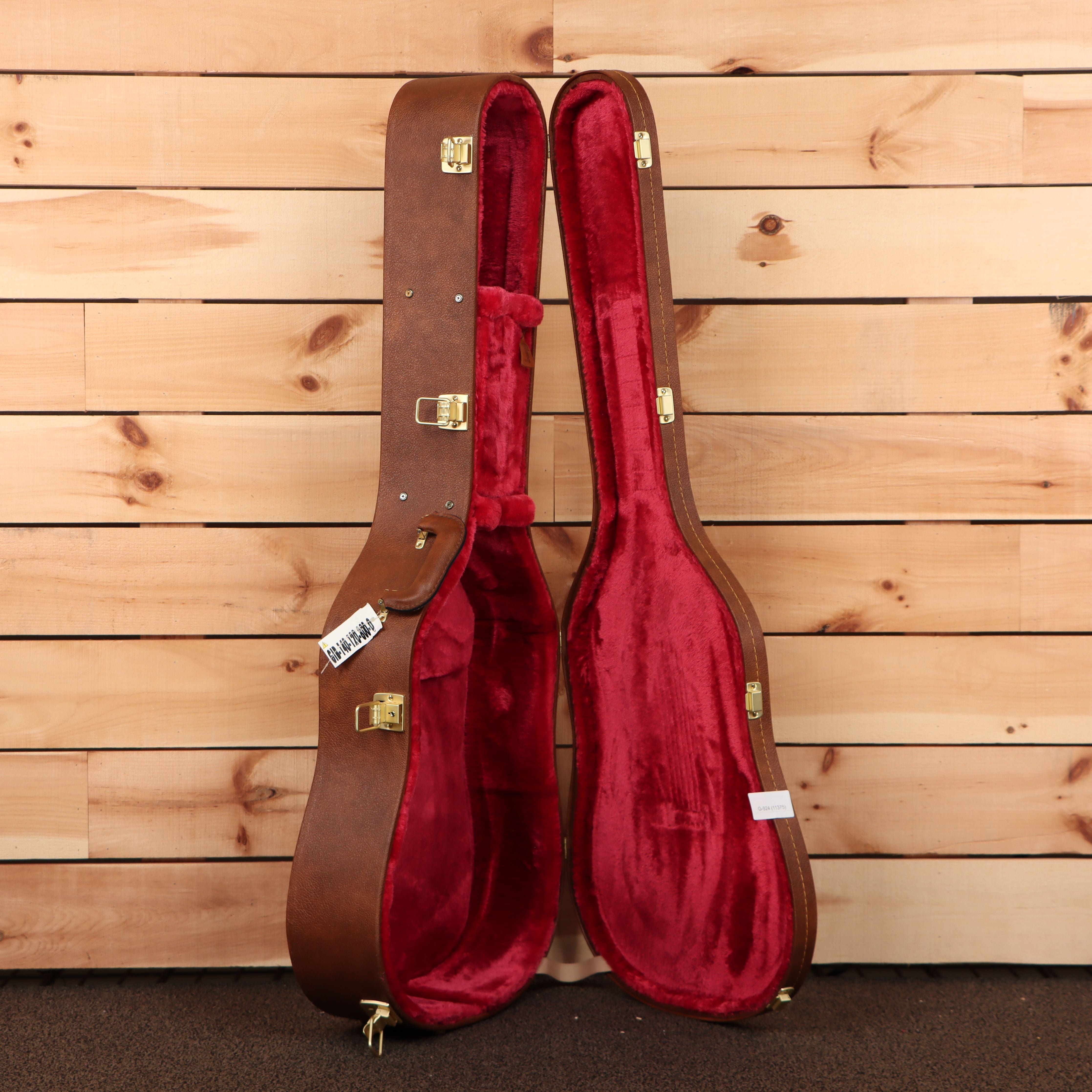 Gibson Hummingbird Original acoustic guitar antique natural with red velvet-lined brown case