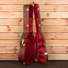 Gibson Hummingbird Original Heritage Cherry Sunburst acoustic guitar with brown leather case and red velvet lining