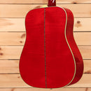 Gibson Dove Original dreadnought acoustic guitar antique natural with red back and cream binding