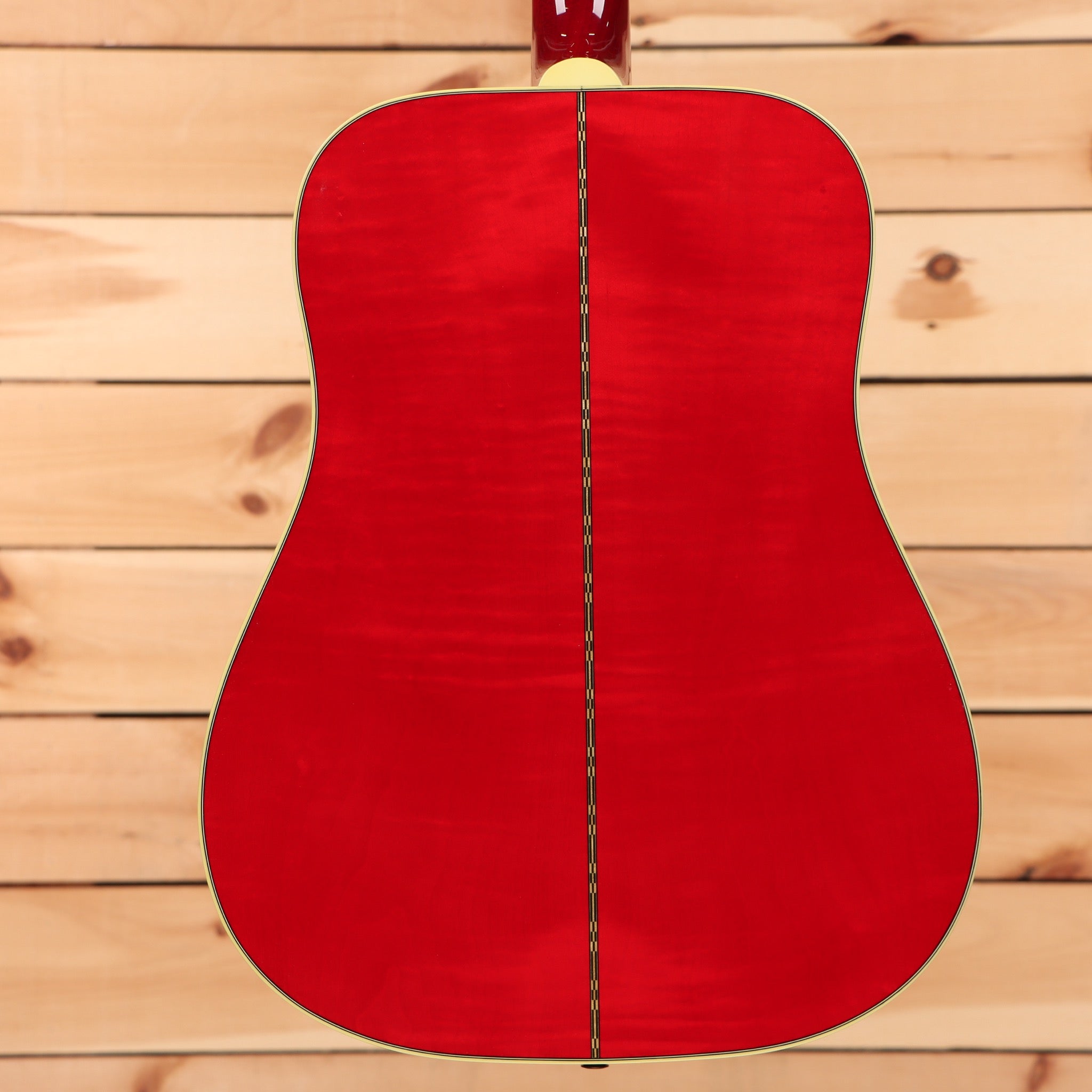Gibson Dove Original dreadnought acoustic guitar antique natural with red back and binding