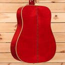 Gibson Dove Original dreadnought acoustic guitar antique natural with red back and cream binding