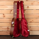 Gibson Dove Original acoustic guitar Antique Natural with red velvet-lined hardshell case
