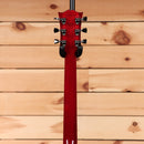 Gibson Dove Original acoustic guitar antique natural with red back and chrome tuners