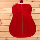Gibson Dove Original acoustic guitar vintage cherry sunburst dreadnought with flamed maple back