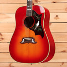 Gibson Dove Original dreadnought acoustic guitar Vintage Cherry Sunburst with inlaid bird pickguard