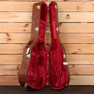 Gibson Dove Original vintage cherry sunburst acoustic guitar case with red velvet interior