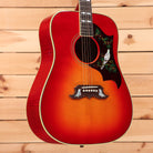 Gibson Dove Original acoustic guitar Vintage Cherry Sunburst with floral pickguard inlay