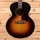 Gibson J185 Original acoustic guitar vintage sunburst with 12-string configuration and rosewood fretboard