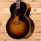 Gibson J185 Original acoustic guitar vintage sunburst with cream binding and 12-string configuration