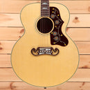 Gibson SJ200 Original jumbo acoustic guitar Antique Natural with floral pickguard inlay