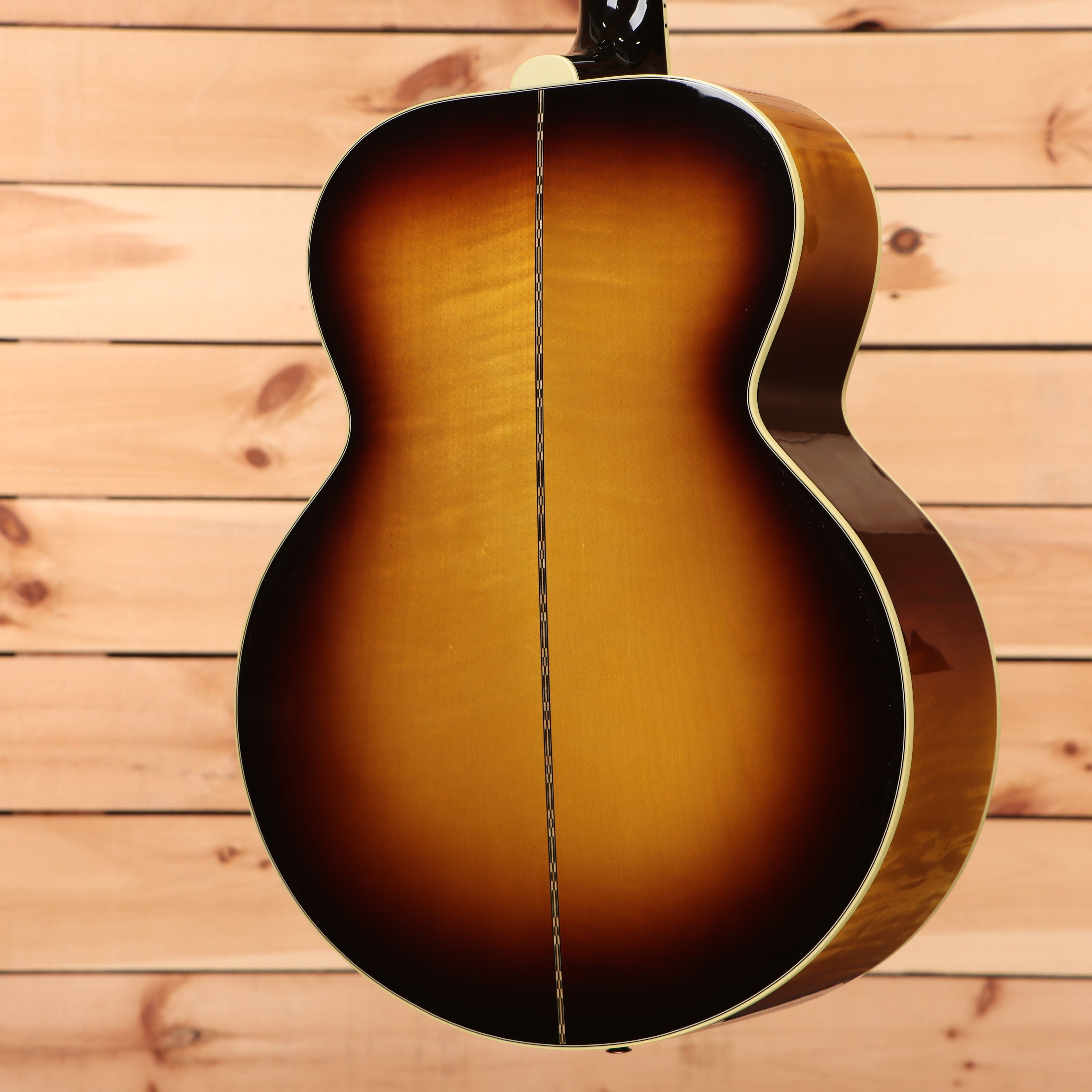 Gibson SJ200 Original jumbo acoustic guitar vintage sunburst with white binding