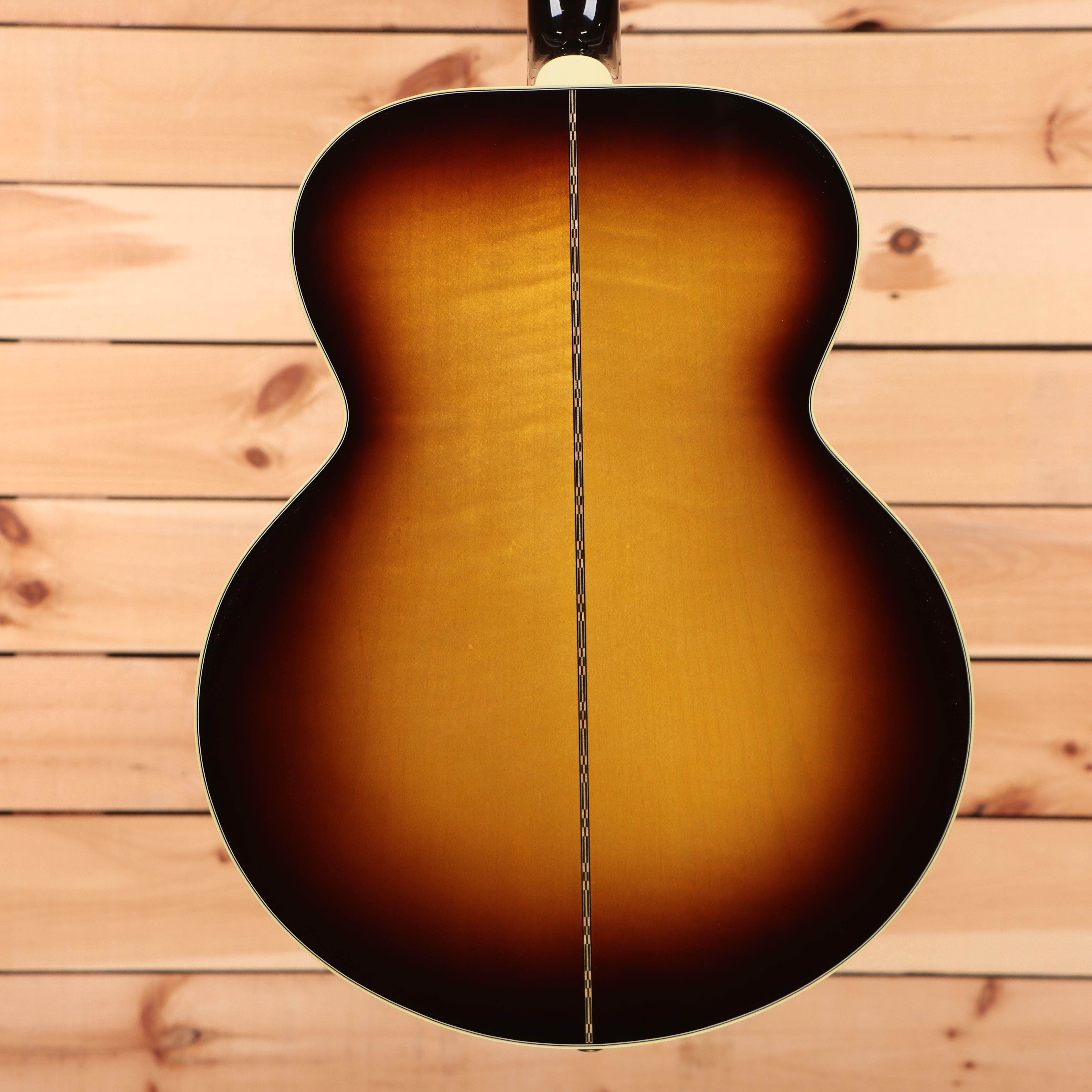 Gibson SJ200 Original Jumbo acoustic guitar Vintage Sunburst with center seam binding
