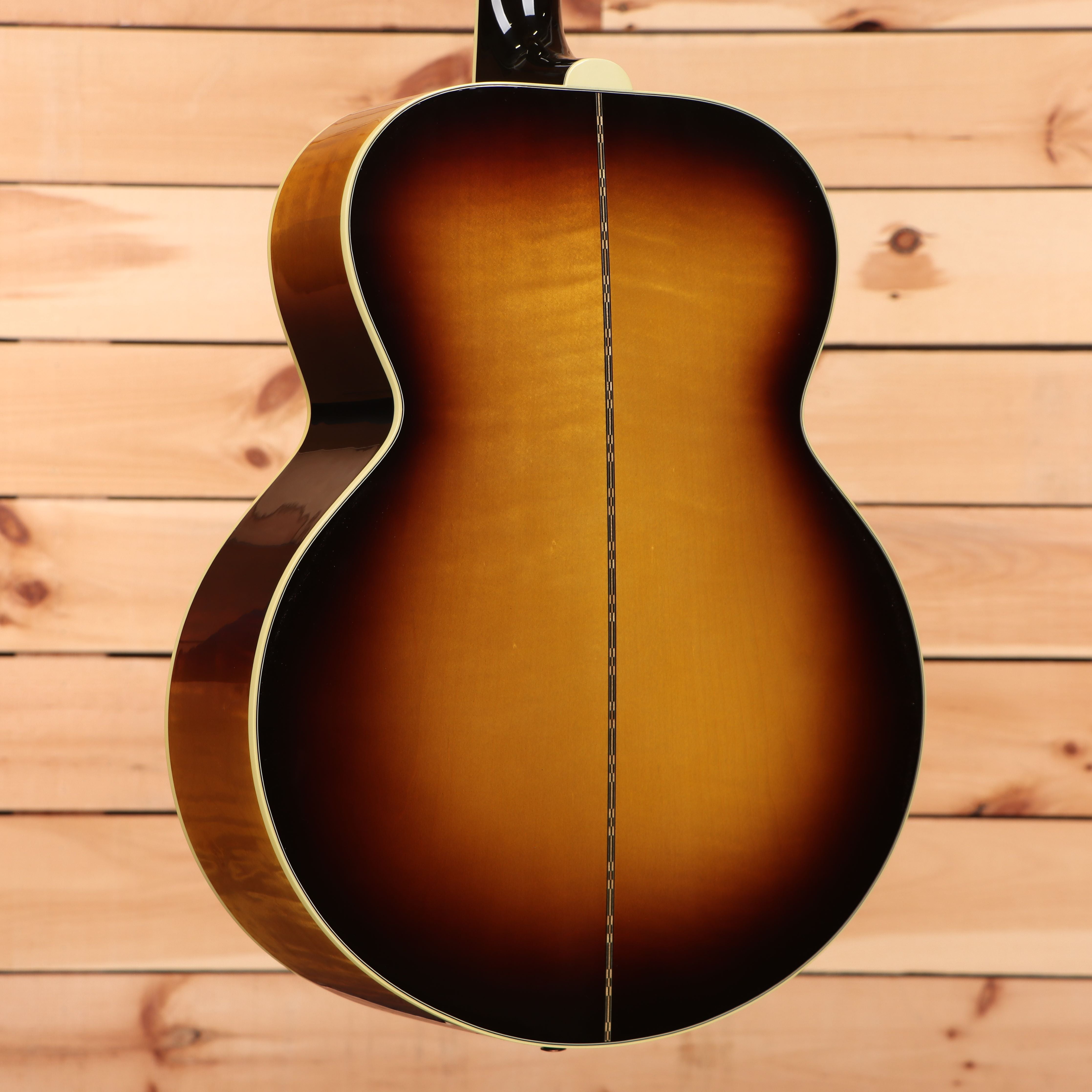 Gibson SJ200 Original acoustic guitar Vintage Sunburst jumbo body with cream binding