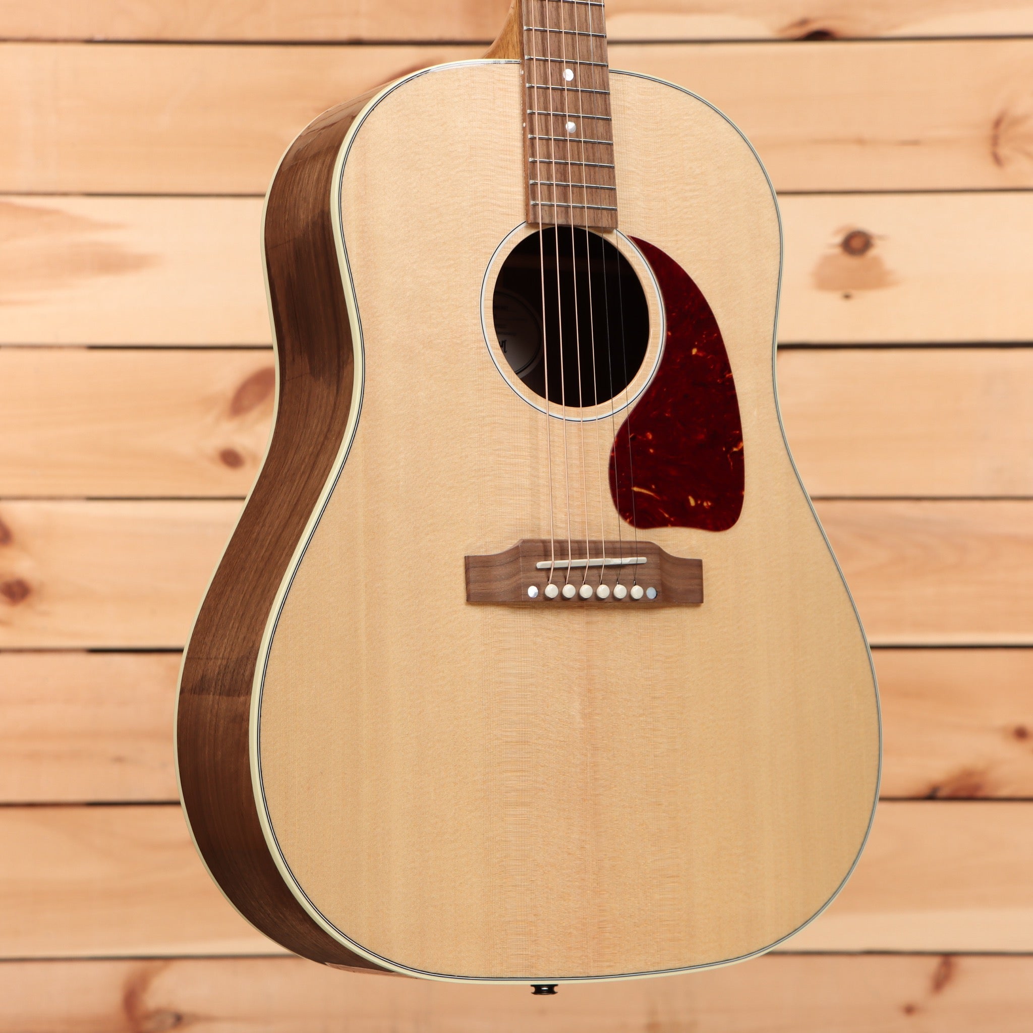 Gibson J45 Studio acoustic guitar Walnut Antique Natural with tortoiseshell pickguard