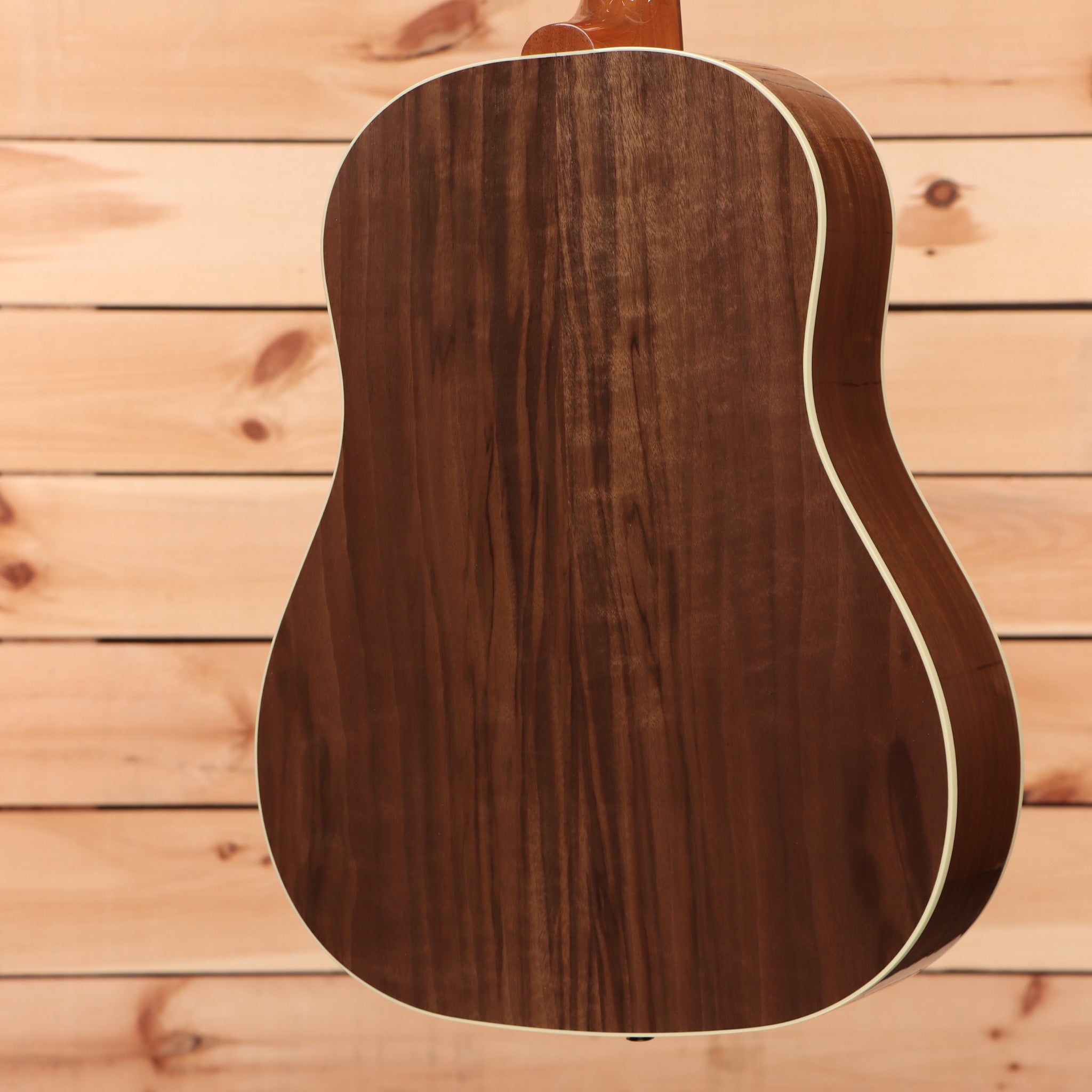 Gibson J-45 Studio acoustic guitar walnut burst finish with white binding and dreadnought body shape