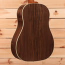 Gibson J45 Studio acoustic guitar Walnut Burst with white binding and dreadnought body shape