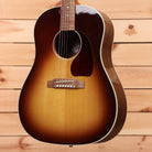 Gibson J45 Studio acoustic guitar walnut burst finish with dreadnought body shape