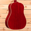 Gibson J45 Standard acoustic guitar cherry finish with white binding