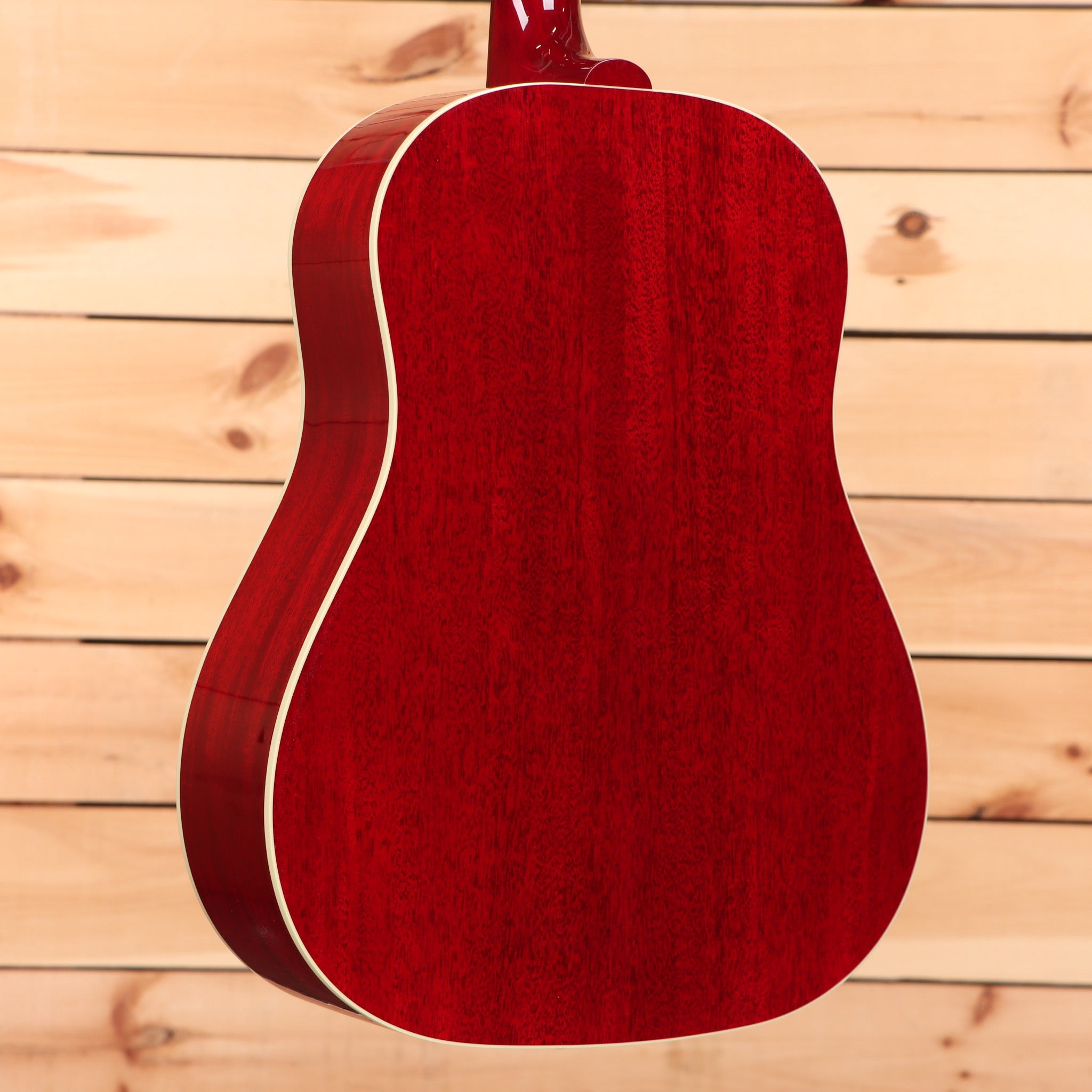 Gibson J45 Standard acoustic guitar cherry finish with white binding