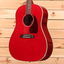 Gibson J45 Standard dreadnought acoustic guitar cherry finish with white binding