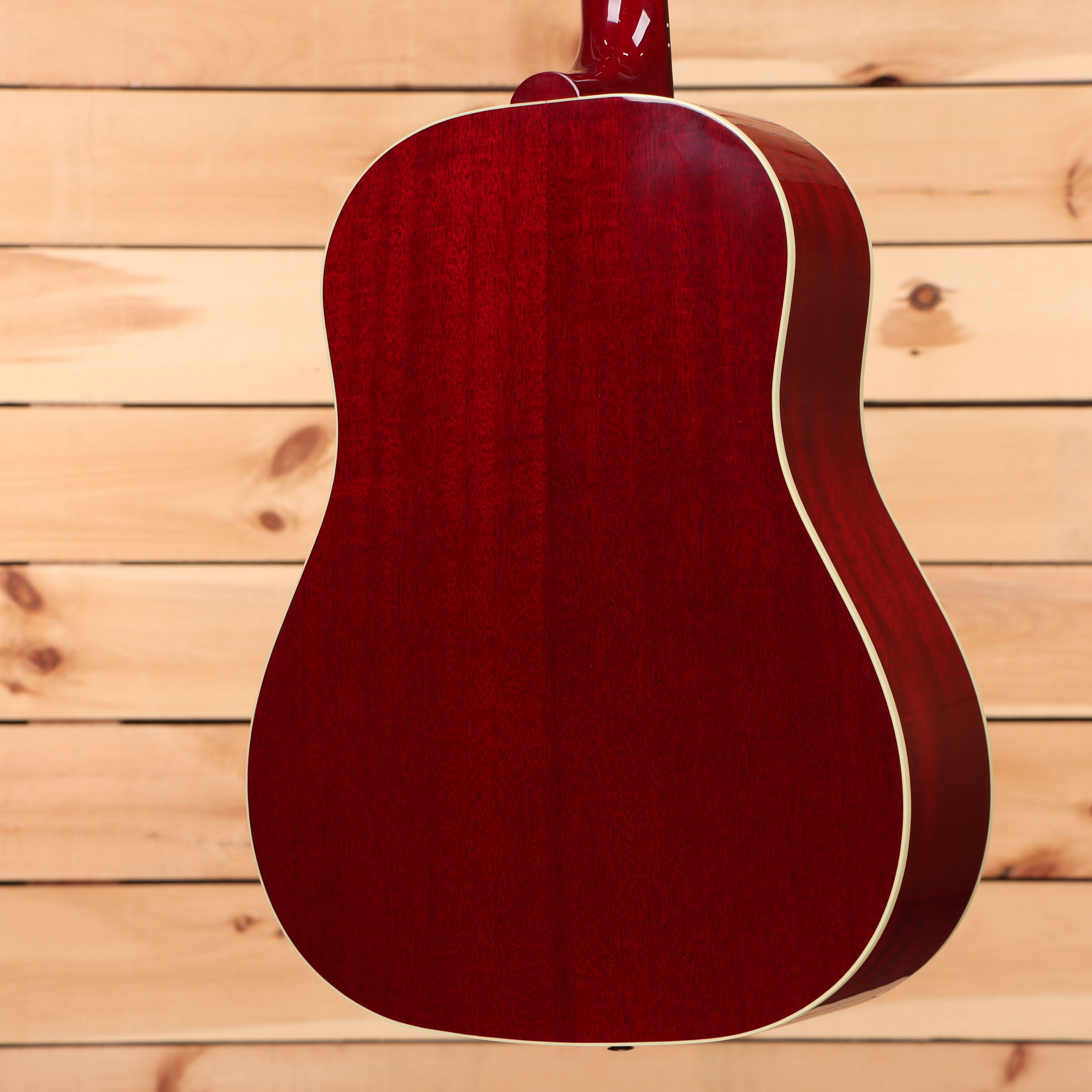 Gibson J45 Standard acoustic guitar cherry finish with white binding