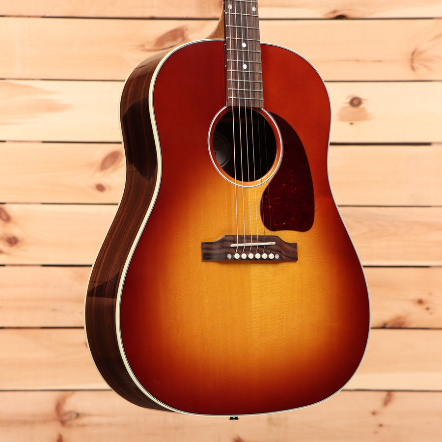 Gibson J45 Studio acoustic guitar rosewood burst finish with rosewood back and sides