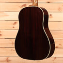 Gibson J45 Studio acoustic guitar Rosewood Burst with white binding and rosewood back