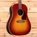 Gibson J45 Studio acoustic guitar rosewood burst finish with rosewood fretboard and white binding